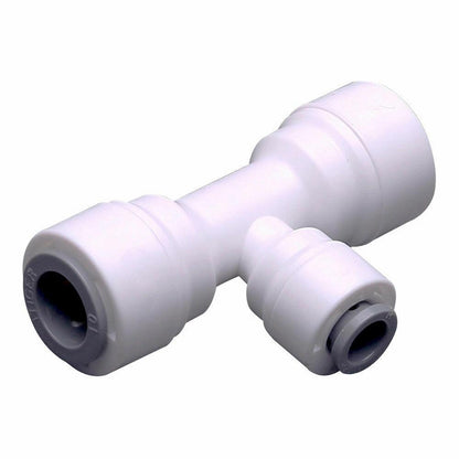 Push to Connect 3/8 x 1/4 x 3/8 inch Tubing, Plastic Tee Connector 1803-C