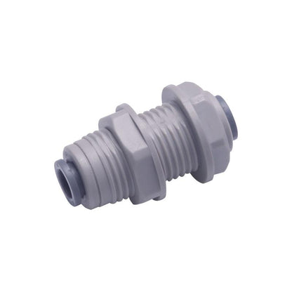 Bulkhead Union Quick Connect Fitting 1/4" Tubing OD 1807-A