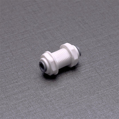 Bulkhead Union Quick Connect Fitting 1/4" Tubing OD 1807-A