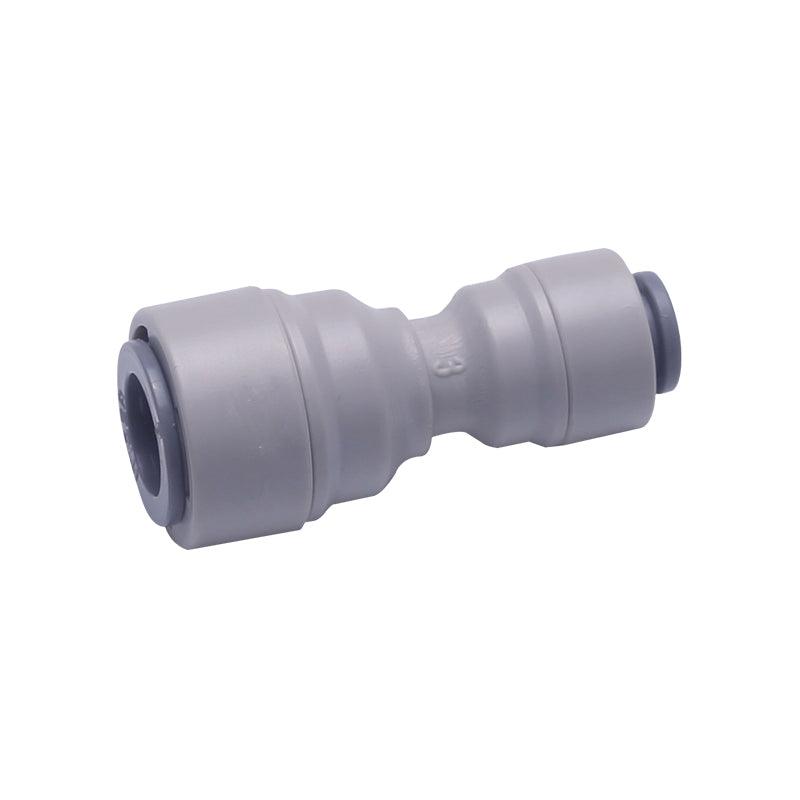 Push to Connect 1/4 x 3/8 inch Tubing, Plastic Inline Union Connector 1810-C