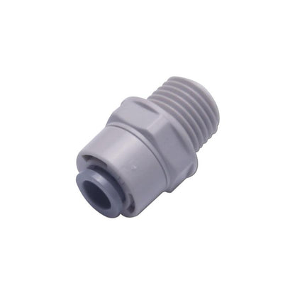 1/4 Inch NPT Male Threaded x 1/4 Inch Tubing OD Quick Connector 1813-A