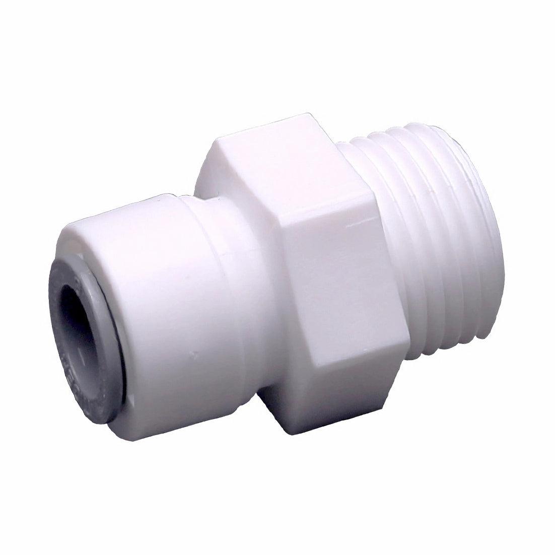 3/8 Inch NPT Male Threaded x 3/8 Inch Tubing OD Quick Connector 1813-B