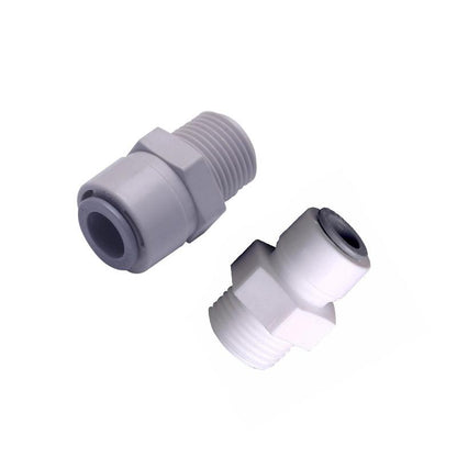 3/8 Inch NPT Male Threaded x 3/8 Inch Tubing OD Quick Connector 1813-B