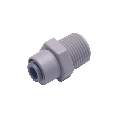 3/8 Inch NPT Male Threaded x 1/4 Inch Tubing OD Quick Connector 1813-C