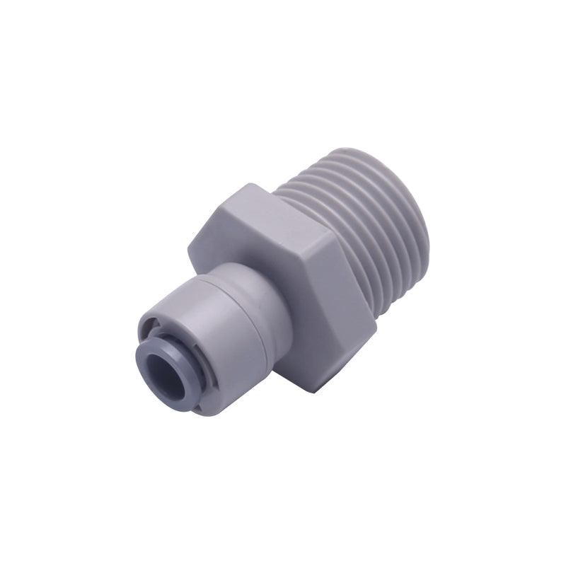 1/2 Inch NPT Male Threaded x 1/4 Inch Tubing OD Quick Connector 1813-D