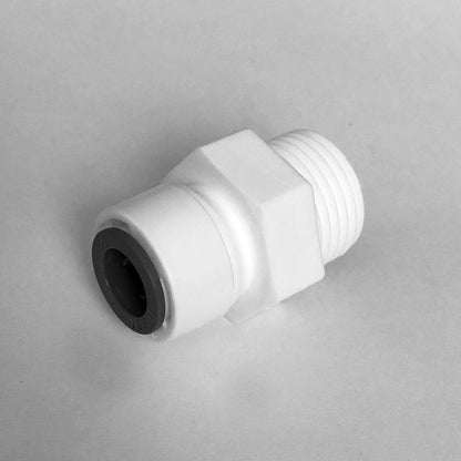 1/2 Inch NPT Male Threaded x 3/8 Inch Tubing OD Quick Connector 1813-E