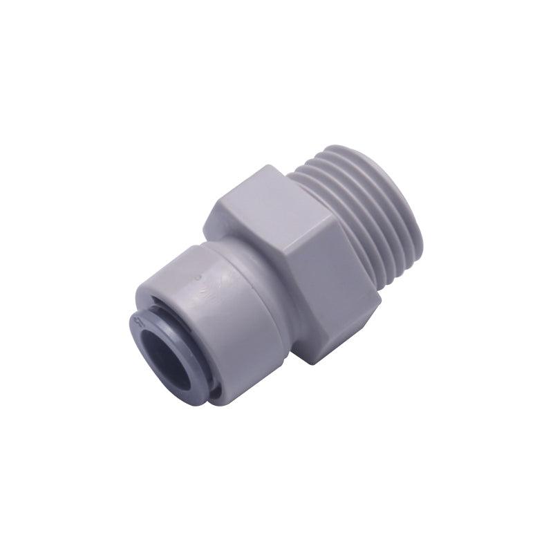 1/2 Inch NPT Male Threaded x 3/8 Inch Tubing OD Quick Connector 1813-E