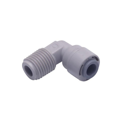 1/8 Inch NPT Male Threaded x 1/4 Inch Tubing OD Quick Elbow Connector 1817-E