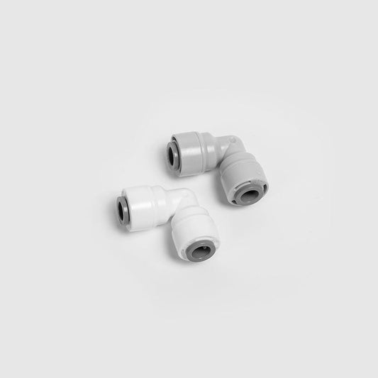 Push to Connect 1/4 inch Tubing , Plastic Inline Elbow Connector 1818-A