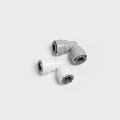 Push to Connect 3/8 inch Tubing , Plastic Inline Elbow Connector 1818-B