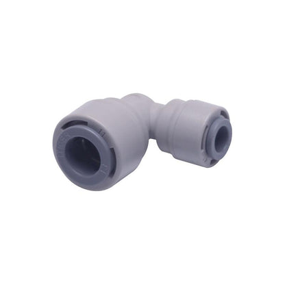 Push to Connect 1/4 x 3/8 inch Tubing, Plastic Inline Elbow Connector 1818-C