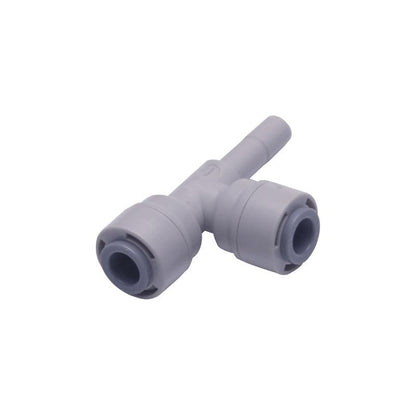 Side 1/4 stem Plug x 1/4 inch Tubing, Plastic Tee Connector 1820-A