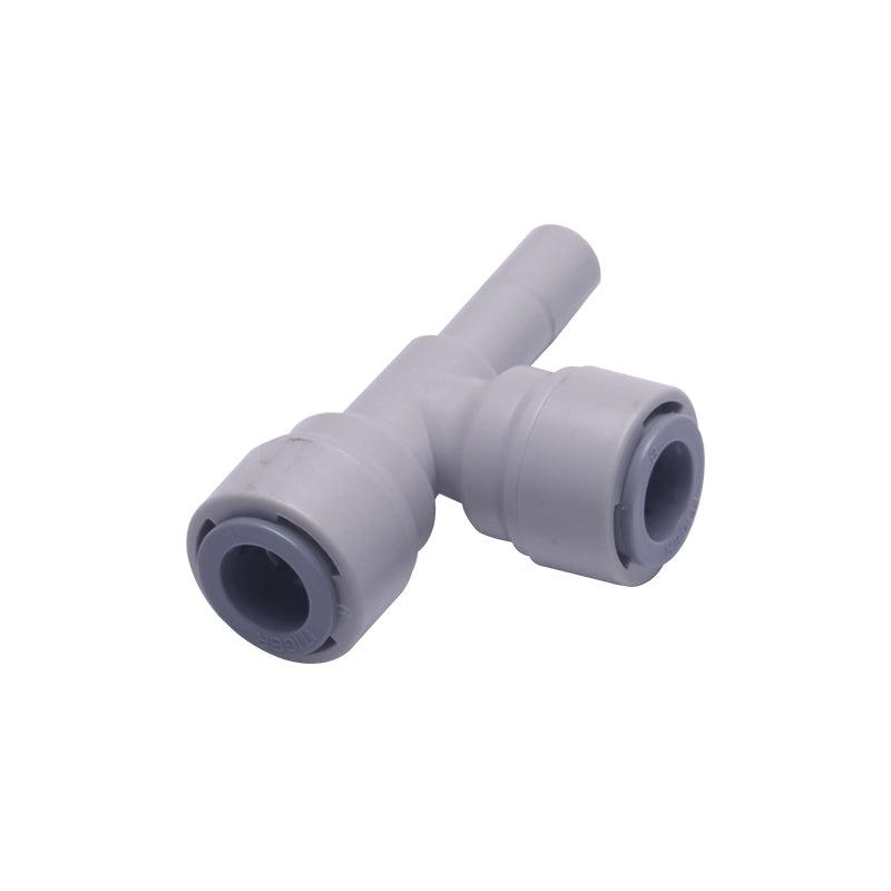 Side 3/8 stem Plug x 3/8 inch Tubing, Plastic Tee Connector 1820-B